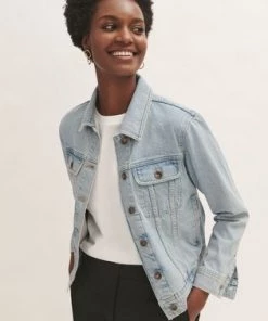 Jigsaw Denim Trucker Jacket -Jigsaw Sales Shop unnamed file 996